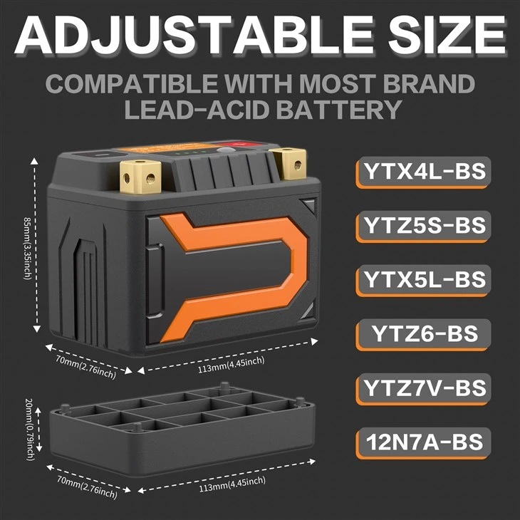 info-1-1 12v Lithium Motorcycle Battery factory